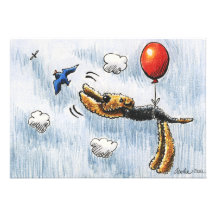 Aire-ballon Airedale Terrier Persoonlijke Aankondiging