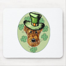 AIREDALE TERRIER TAPIS DE SOURIS