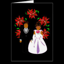 Ajouter de mariage de Noël à la guirlande cartes