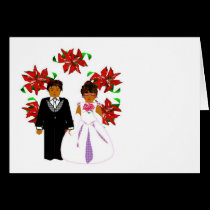 Ajouter de mariage de Noël à la guirlande cartes