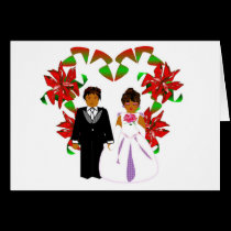 Ajouter de mariage de Noël à la guirlande I de coe cartes