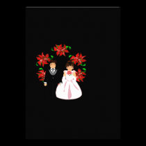 Ajouter de mariage de Noël à la guirlande invitations