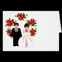 Ajouter I de mariage de Noël à la guirlande cartes