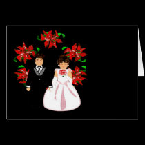 Ajouter I de mariage de Noël à la guirlande cartes