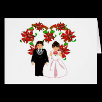 Ajouter I de mariage de Noël à la guirlande de coe cartes