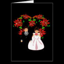 Ajouter I de mariage de Noël à la guirlande de coe cartes