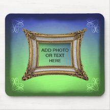 AJOUTEZ LA PHOTO OU LE TEXTE DANS FRAME-MOUSEPAD- TAPIS DE SOURIS