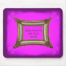 AJOUTEZ LA PHOTO OU LE TEXTE DANS FRAME-MOUSEPAD- TAPIS DE SOURIS