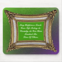 AJOUTEZ LA PHOTO OU LE TEXTE DANS FRAME-MOUSEPAD- TAPIS DE SOURIS