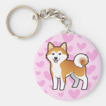 Akita Inu/de Liefde van Shiba Inu Sleutel Hangers