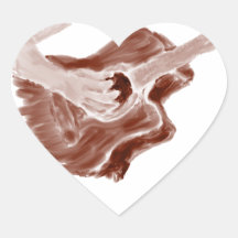 Akoestische gitaar het schilderen sepia gestemde v sticker