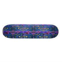 Akoestische Ruiter - Blauw Skate Decks