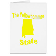 Alabama: De staat Yellowhammer Wenskaart