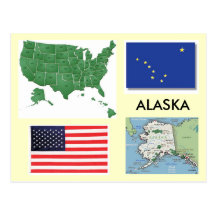 Alaska, de V.S. Wenskaart