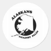 Alaskans tegen Palin Sticker