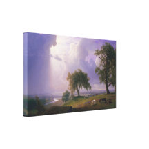 Albert Bierstadt - ressort de la Californie Toile Tendue