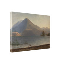Albert Bierstadt - sur le Hudson Impressions Sur Toile