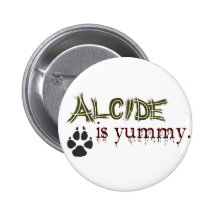 Alcide est délicieux pin's avec agrafe