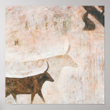 ALEPH 100x100 cm Afdruk