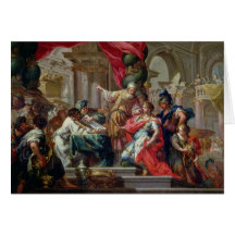 Alexandre le grand dans le temple de Jérusalem Cartes De Vœux