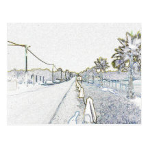 Algarve Digitale Schets Wenskaart