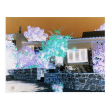 Algarve het Digitale Afbeelding van de Villa Wens Kaart