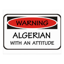 Algérien d'attitude carte postale