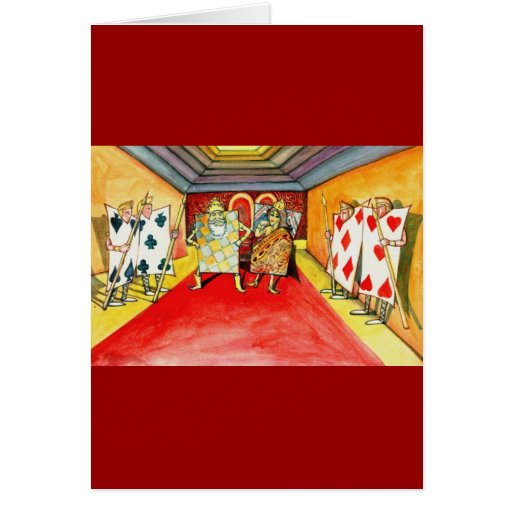 Alice au pays des merveilles cartes de vœux