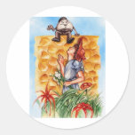 Alice au pays des merveilles et le Humpty Dumpty Autocollants