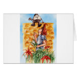 Alice au pays des merveilles et le Humpty Dumpty Carte