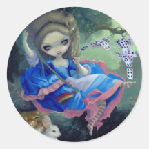 "Alice autocollant dans de Fragonard oscillation"