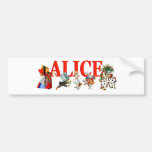 Alice en Vrienden in Sprookjesland Bumperstickers
