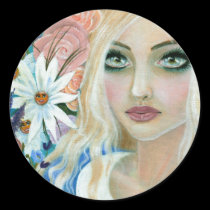 Alice in de Tuin van Levende Bloemen stickers