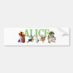 Alice in Sprookjesland en Vrienden Bumpersticker