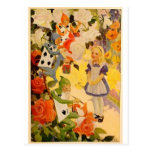 Alice in Sprookjesland: Het schilderen van het Roo Wens Kaart