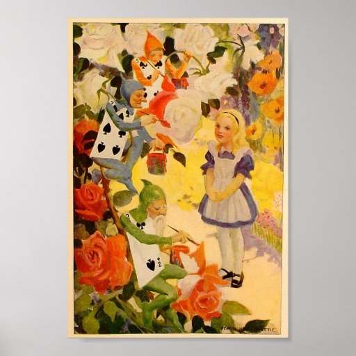 Alice in Sprookjesland: Het schilderen van het Roo Plaat