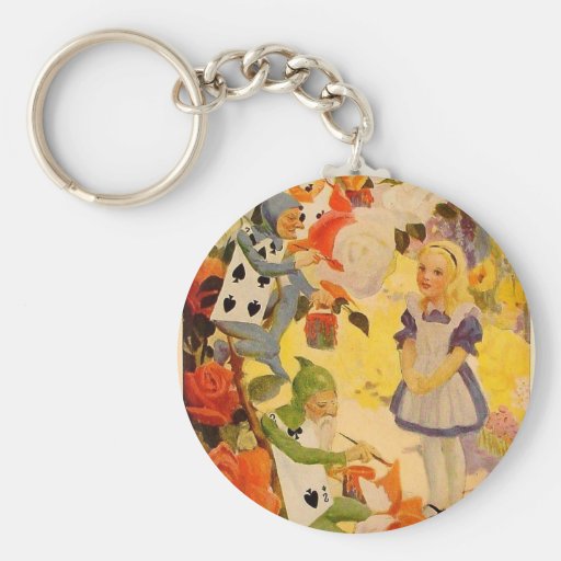 Alice in Sprookjesland: Het schilderen van het Roo Sleutel Hanger