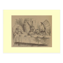 Alice in Sprookjesland: Origineel Gek Theekransje briefkaarten