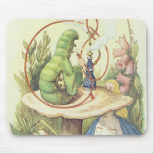 Alice rencontre Caterpillar Tapis De Souris