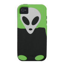 alien avec l'icône d'UFO Étui Case-Mate iPhone 4