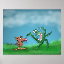 Alien et souris posters