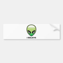 Alien : Je crois Autocollants Pour Voiture