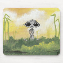 Alien paisible Mousepad d'été Tapis De Souris