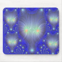 Aliens Mousepad de fractale Tapis De Souris