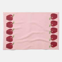 Alle Opgestelde Handdoeken van rood Apple