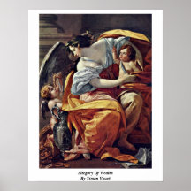 Allégorie de la richesse par Simon Vouet Posters
