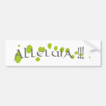 Alléluia ! ! ! Vertes de taches de Gris Adhésifs Pour Voiture