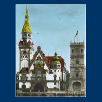 Allemand Pavilion, Paris, France, carte postale 19 cartes postales