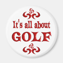 ALLEN OVER GOLF MAGNEET