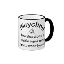 Aller à vélo tasse
